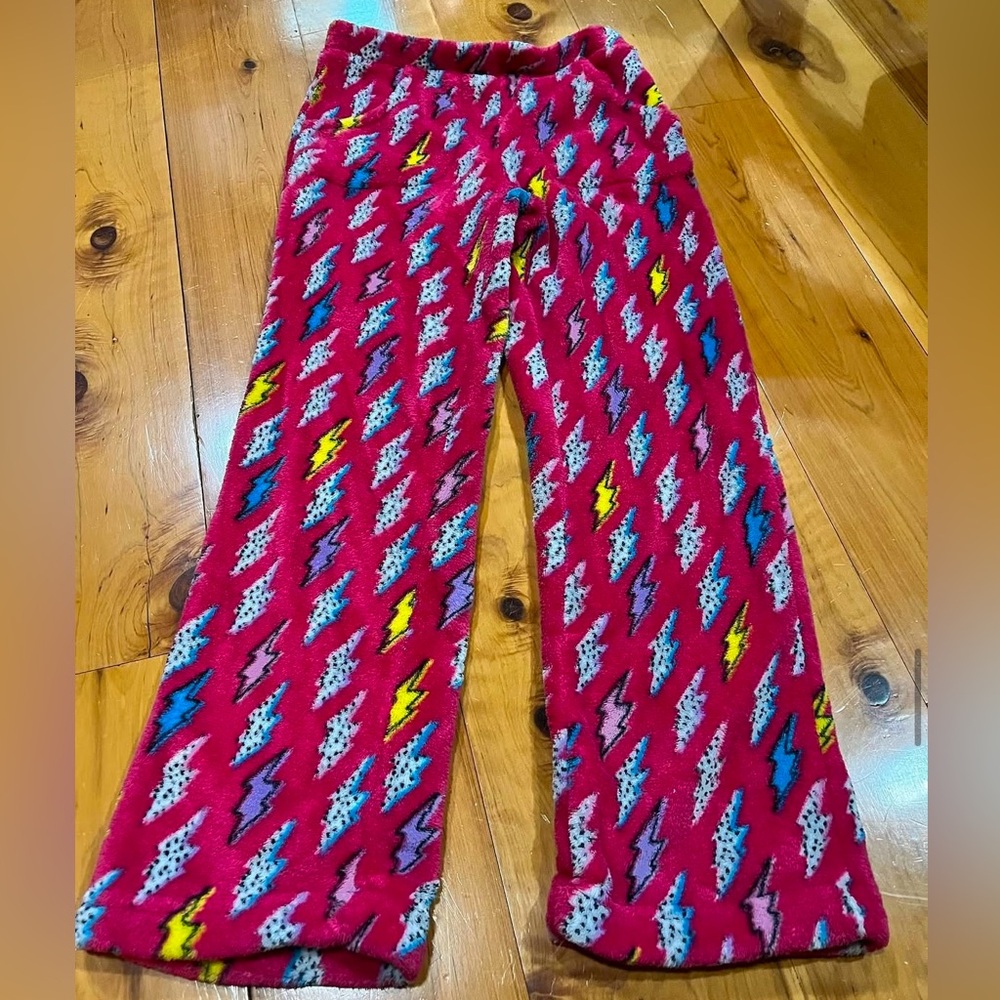Candy Pink fleece pajama pants